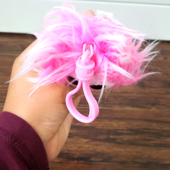 Frizzys ty Collection Pink Monster Kink Key Chain 2015 NWT Pink Girl Stuffie - Picture 6 of 17